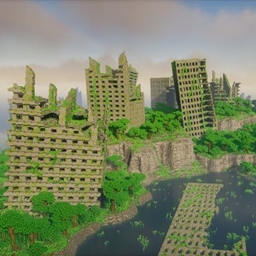 Abandoned Overgrown City (Achievements On) logo