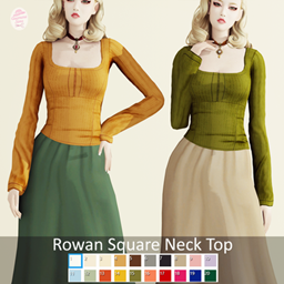 Rowan Square Neck Top project image