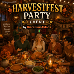 Harvestfest Party Event by KiaraSims4Mods - Tradução PTBR