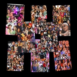 Music Artist Cut-Out Collage - Y2K  Inspired Wall Art logo