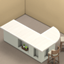 Casa Luna Counter Island - Part Of Solterra Kitchen Set logo
