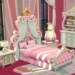 The Princess and the Vampire Kids Bedroom - Princess Side project image