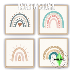 Rainbow square logo