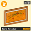Raster Rabbit: Daily Drop - Warm Residue | HUMAN TRACES Abstract Collection (3 New Paintings) logo
