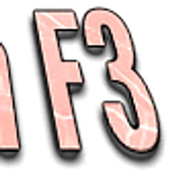 Modern F3 logo