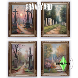 Graveyard paintings logo