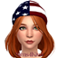 American Flag Beanie logo