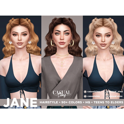 Casual Sims - Jane Haistyle (No Bangs) project image
