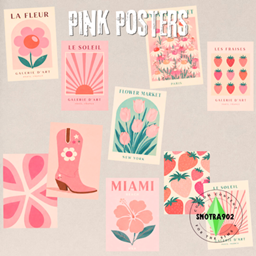 Pink Posters