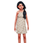 Pastel Flowered Dress Girl logo