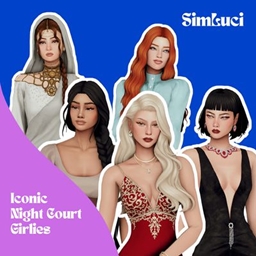 Iconic Female Characters from the Night Court | ACOTAR CAS project image