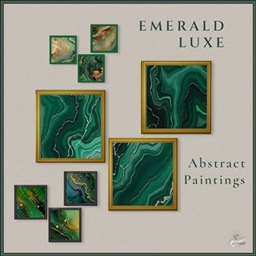 Emerald Luxe Abstract Paintings project image