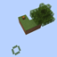 minimalist skyblock - hardcore map + ender portal logo