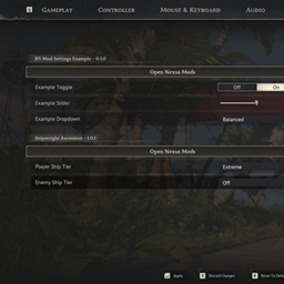 R5 Mod Settings project image