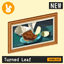 Raster Rabbit: Daily Drop - Turned Leaf | HUMAN TRACES Still Life Collection (3 New Paintings) logo