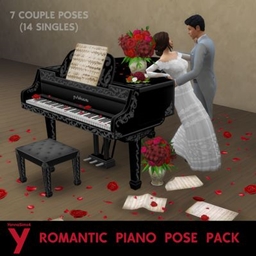 Romantic Piano Pose Pack project image