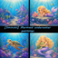 [Sminchii] Mermaid underwater paintings logo