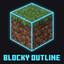 Blocky Outline logo