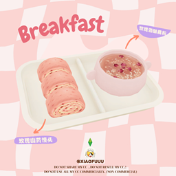 Rose Lotus Starch & Mantou Set_Custom Food Recipe project image