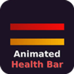 Animated health bar logo