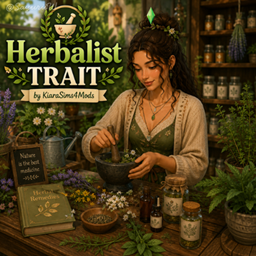 Herbalist Trait by KiaraSims4Mods - Tradução PTBR project image