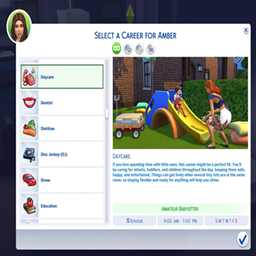 kiarasims  Daycare Career / translation spanish by Monisims