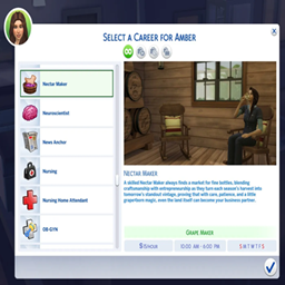 kiarasims Nectar Maker (Sims 3 Remake) Career / translation spanish by Monisims