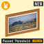 Raster Rabbit: Daily Drop - Passed Threshold | HUMAN TRACES Landscape Collection (3 New Paintings) logo