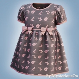 Infant - Floral bow waist dress project image