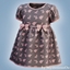 Infant - Floral bow waist dress logo