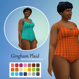 Base Game Gingham Plaid Bathing Suits project image