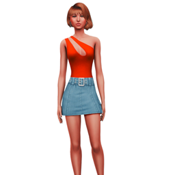 Polka Dot and Solid Tank Top project image