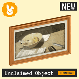 Raster Rabbit: Daily Drop - Unclaimed Object | HUMAN TRACES Still Life Collection (3 New Paintings) logo