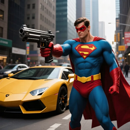 City Gun And Superhero project image