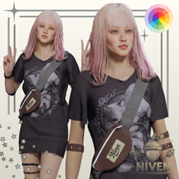 "Double Dare You" Shirt Dress with Fanny Pack project image