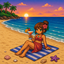 Kisses on the beach cocktail recipe logo