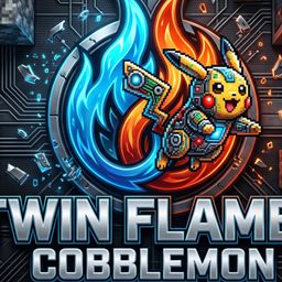 Twin Flames - Cobblemon logo