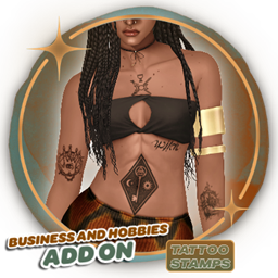 Business & Hobbies ADD ON - Tattoo Stamps - SPELLCASTER project image
