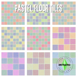 Pastel Floor Tiles