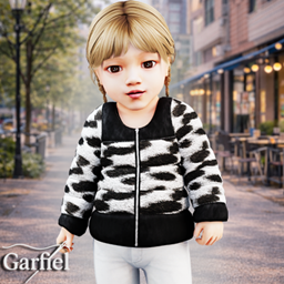 Infant - Cute animal print puffer jacket for chilly days project image