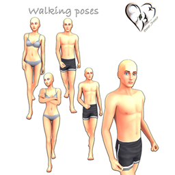 Walking poses project image