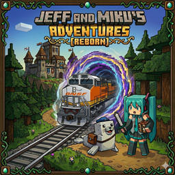 Jeff and Miku's Adventures Reborn logo