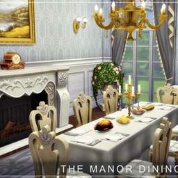 The  Manor Dining Room (No CC!) - room project image
