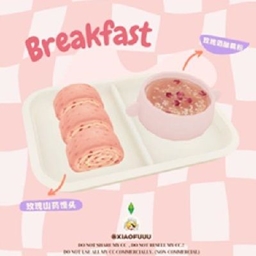 Rose Lotus Starch & Mantou Set_Custom Food Recipe by XiaoFuuu / Spanish translation by GatamolLunastra project image