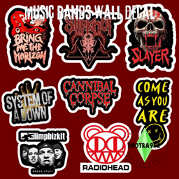 Music Bands Wall Decal project image