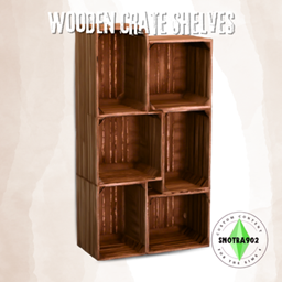Wooden Crate Shelves project image