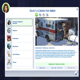 kiarasims  Emergency Medical Services Career / translation spanish by Monisims project image