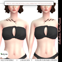 Collarbone Tattoo Female logo