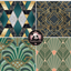 Gilded Deco Quartet - 4 swatch tiles logo