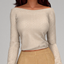 Layla - Luxe Knit Blouse (the minimalist collection) logo